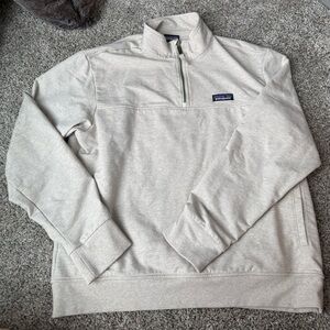 Patagonia Cream Quarter Zip-Up Women’s Sweater